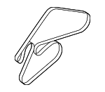 252123C200 - : Serpentine Belt for Kia: Borrego, Sorento Image