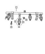 4861387AD - Fuel: Fuel Rail for Mopar Image