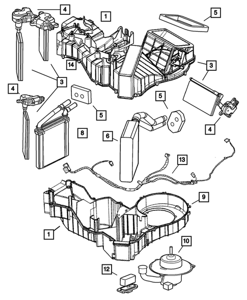 Air Conditioner and Heater Units for 2006 Dodge Viper #0