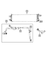 68516309AA - Cooling: 3 Way Connector for Mopar Image