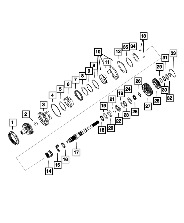 68402170AA - Transfer Case and Power Transfer Unit: Thrust Washer for Mopar Image