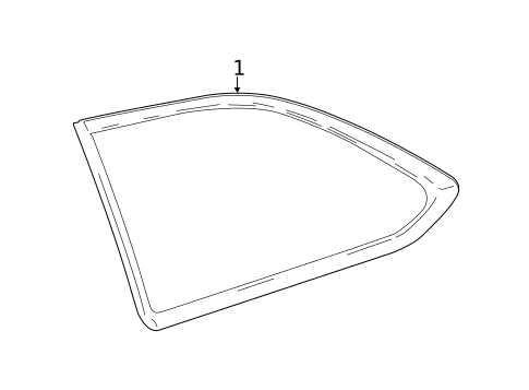 Glass & Hardware for 2019 Toyota Highlander #0