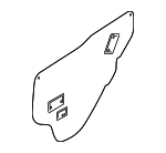 833921M010 - Body: Water Deflector for Kia: Forte Image