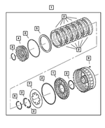 4799457AE - Automatic Transmission Multi-Speed: L/r Clutch Clutch for Mopar Image