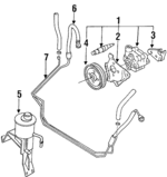 4972141G00 - : Power Steering Return Hose for Nissan Image