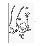 986101D300DS - Body: Reservoir Assembly for Kia Image