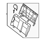 88600ZT50E - Body: Seat Back Assembly for Nissan Image
