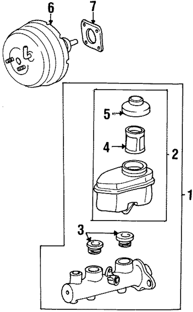 4461007070 - : Power Brake Booster for Toyota Image
