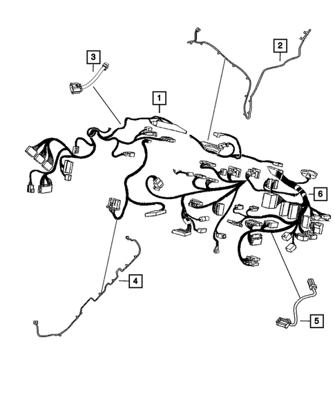 Wiring-Instrument Panel for 2012 Chrysler 300 #0