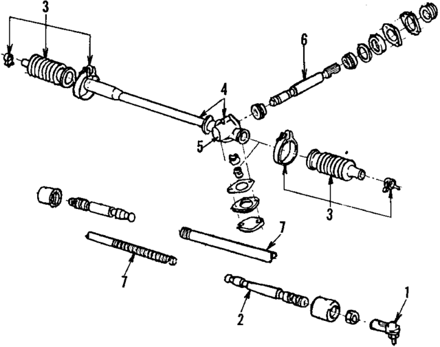 E3FZ3A130A - Steering: Outer Tie Rod for Ford Image