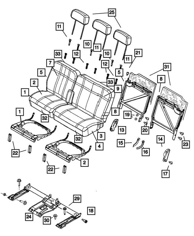 5066311AA - Interior Trim: Headrest Sleeve for Mopar Image