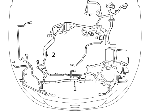 Wiring Harness for 2011 Mercury Milan #0