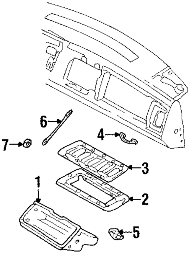 15955712 - Body: Glove Box for GM Image