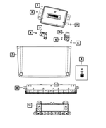 68422664AJ - Air Conditioners and Heaters: A/c And Heater Module for Mopar Image image