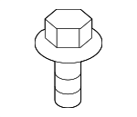 MU000716 - Body: Rail Assembly Screw for Mitsubishi Image