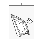 76270T7WA01 - Body: Upper Trim for Honda: HR-V Image