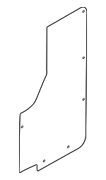 EK4Z6127411AJ - Body: Door Interior Trim Panel for Ford Image image