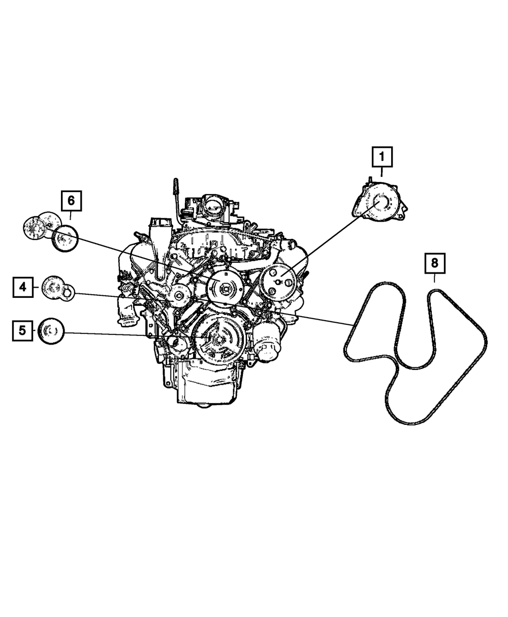 Alternator, Remanufactured - Mopar (R6041693AE)