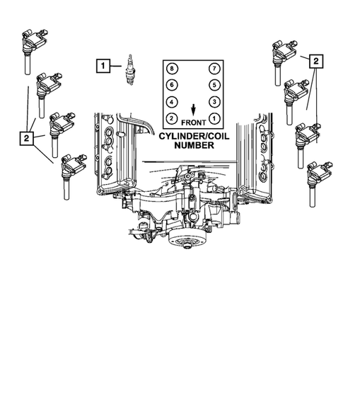 Ignition - Spark Plugs, Cables, Coils, and Glow Plugs for 2012 Ram 1500 #0