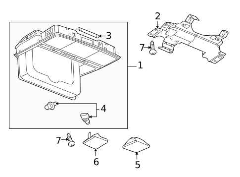 Overhead Console for 2011 Mazda 6 #1