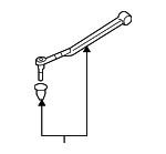 25954973 - Suspension: Lateral Arm for Buick: LeSabre, Lucerne, Park Avenue | Cadillac: DeVille, DTS, Seville | Oldsmobile: Aurora | Pontiac: Bonneville Image