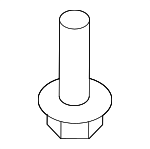 11515767 - Suspension: Rear Insulator Bolt for Buick: Enclave, Encore, Envision, LaCrosse, LeSabre, Lucerne, Regal, Regal Sportback, Regal TourX, Rendezvous, Terraza | Cadillac: CT6, DeVille, DTS, Escalade, Escalade ESV, Escalade EXT, SRX, STS, XT4, XT6, XTS | Chevrolet: Avalanche 1500, Avalanche 2500, Blazer, Bolt EV, Camaro, Caprice, Captiva Sport, Colorado, Corvette, Cruze, Equinox, Express 2500, Express 3500, Impala, Malibu, Monte Carlo, Silverado 1500, Silverado 2500 HD, Silverado 3500 HD, Sonic, SS, Suburban 1500, Suburban 2500, Tahoe, Trailblazer, Trailblazer EXT, Traverse, Traverse Limited, Trax, Uplander, Volt | GMC: Acadia, Acadia Limited, Canyon, Envoy, Envoy XL, Envoy XUV, Savana 2500, Savana 3500, Sierra 1500, Sierra 2500 HD, Sierra 3500 HD, Terrain, Yukon, Yukon XL 1500, Yukon XL 2500 | Hummer: H2, H3, H3T | Oldsmobile: Alero, Aurora, Bravada, Cutlass | Pontiac: Aztek, Bonneville, Firebird, G6, G8, Grand Am, Montana, Torrent | Saturn: Outlook, Relay Image