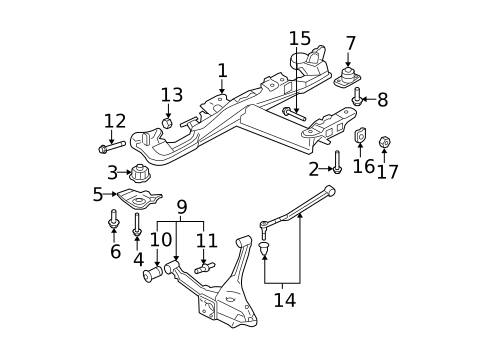 Rear Suspension for 2006 Cadillac DTS #1