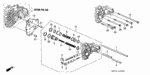 22743PG4000 - Transmission - Automatic: PIPE, THIRD CLUTCH for Honda Image