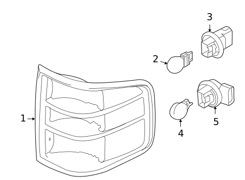 Combination Lamps for 2009 Ford F-150 #1