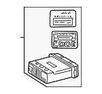 2208201786 - Body: Radio for Mercedes-Benz Image