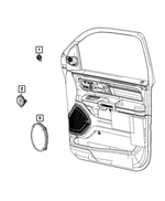 68605234AA - Electrical: Speaker, Left for Mopar Image