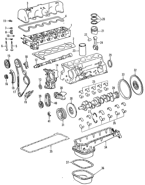 Engine for 1993 Mercedes-Benz 300 D #0