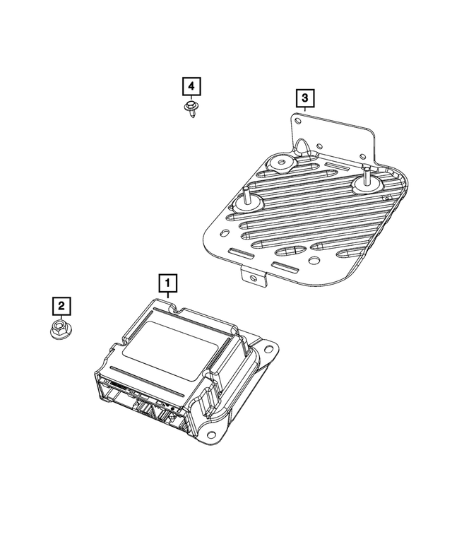 68428501AA - Electrical: Air Bag Control Module for Mopar Image image