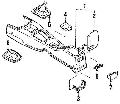 Center Console for 1993 INFINITI G20 #0