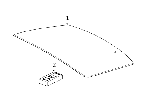 Glass & Hardware - Back for 2013 Porsche 911 #0