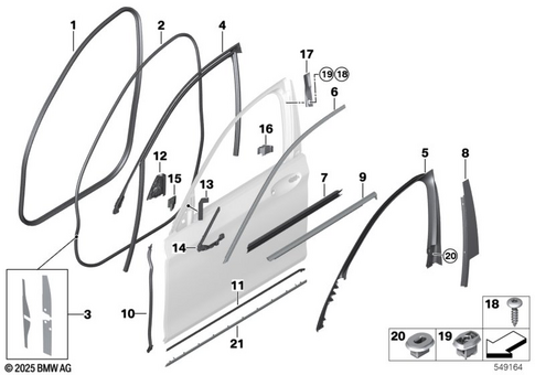 Door, Front for 2021 BMW BMW ALPINA B7 #1