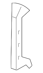 4K0809801A - Body: Filler Plate for Audi: A6 allroad, A6 Quattro, A7 Sportback, RS6 Avant, RS7 Sportback, S6, S7 Sportback Image