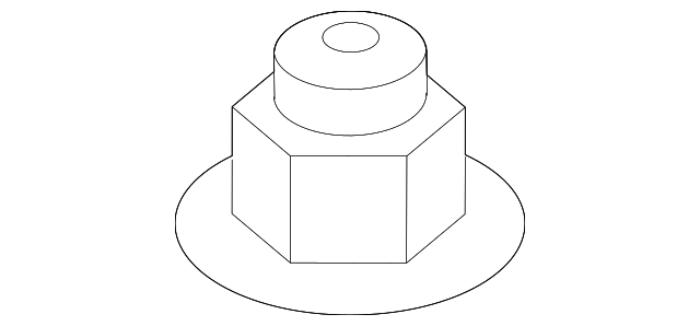 11546467 - Front Shock Absorber Nut Brogan Cadillac of Totowa