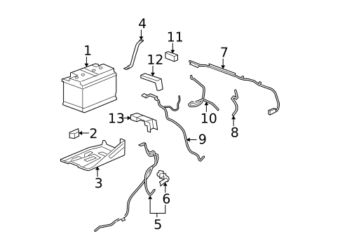 Battery for 2012 Cadillac Escalade EXT #0