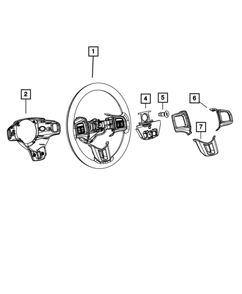 Steering Wheel for 2013 Dodge Durango #0