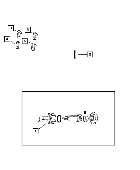 Steering Column and Intermediate Shaft for 2008 Dodge Nitro #1