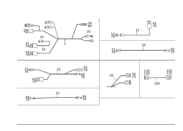 2035403506 - Electrical Equipment and Instruments: Wiring Harness for Mercedes-Benz Image image
