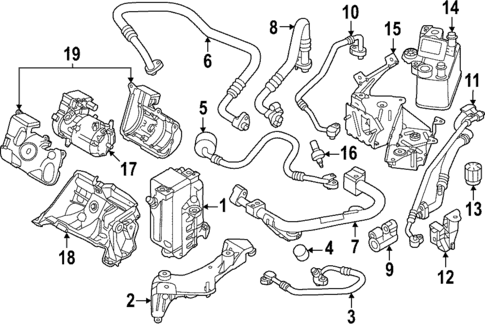 Condenser, Compressor & Lines for 2024 BMW i4 #0