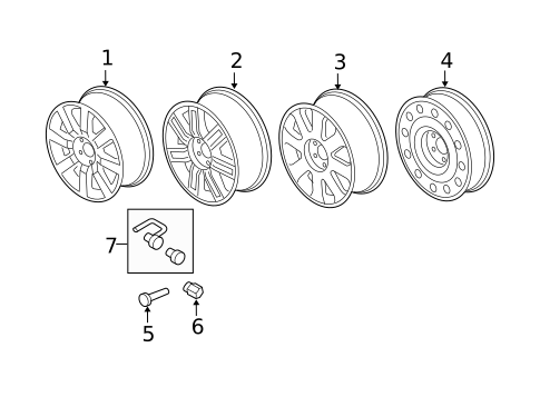 Wheels for 2009 Ford Taurus #0
