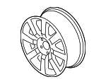 9G1Z1007A - Suspension: Wheel, Alloy for Ford: Taurus Image
