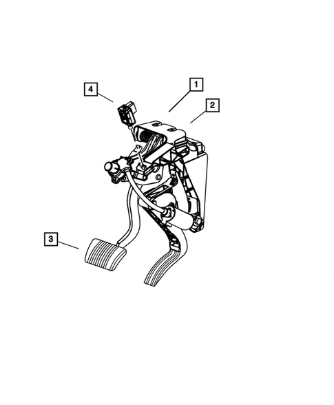Brake Pedals for 2004 Chrysler Pacifica #0