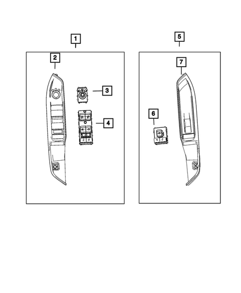 Door Trim Panels - Front and Rear for 2026 Jeep Compass #2