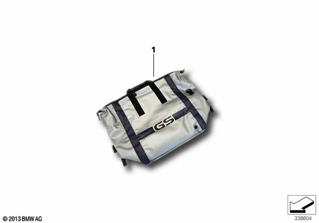 71607699055 - Luggage &amp; Storage: Bag, Aluminum Case, Left - Adventure for BMW-Motorrad Image