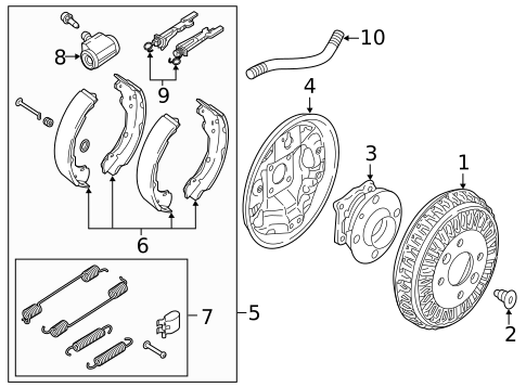 Rear Brakes for 2019 Smart EQ fortwo #0