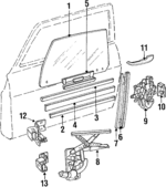 6933444 - Unclassified: Belt Molding for Saab: 900 Image